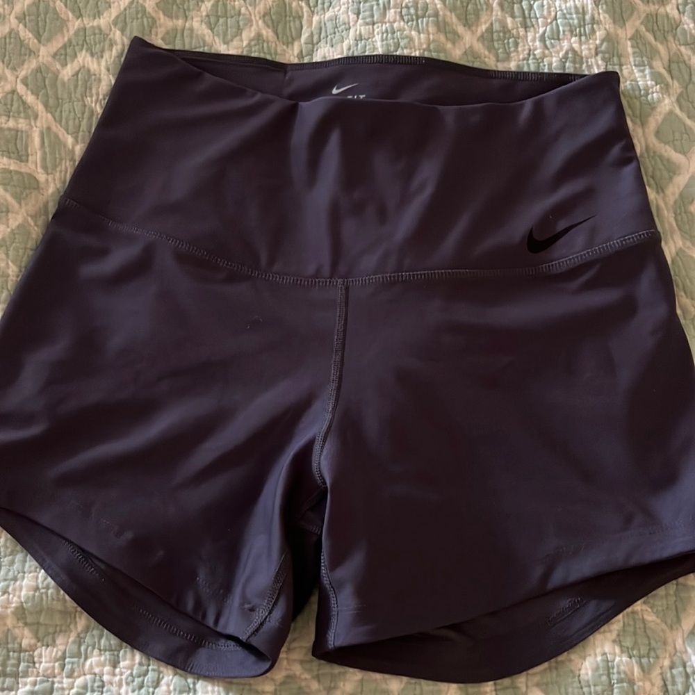 Nike - blue/grey bike shorts - L